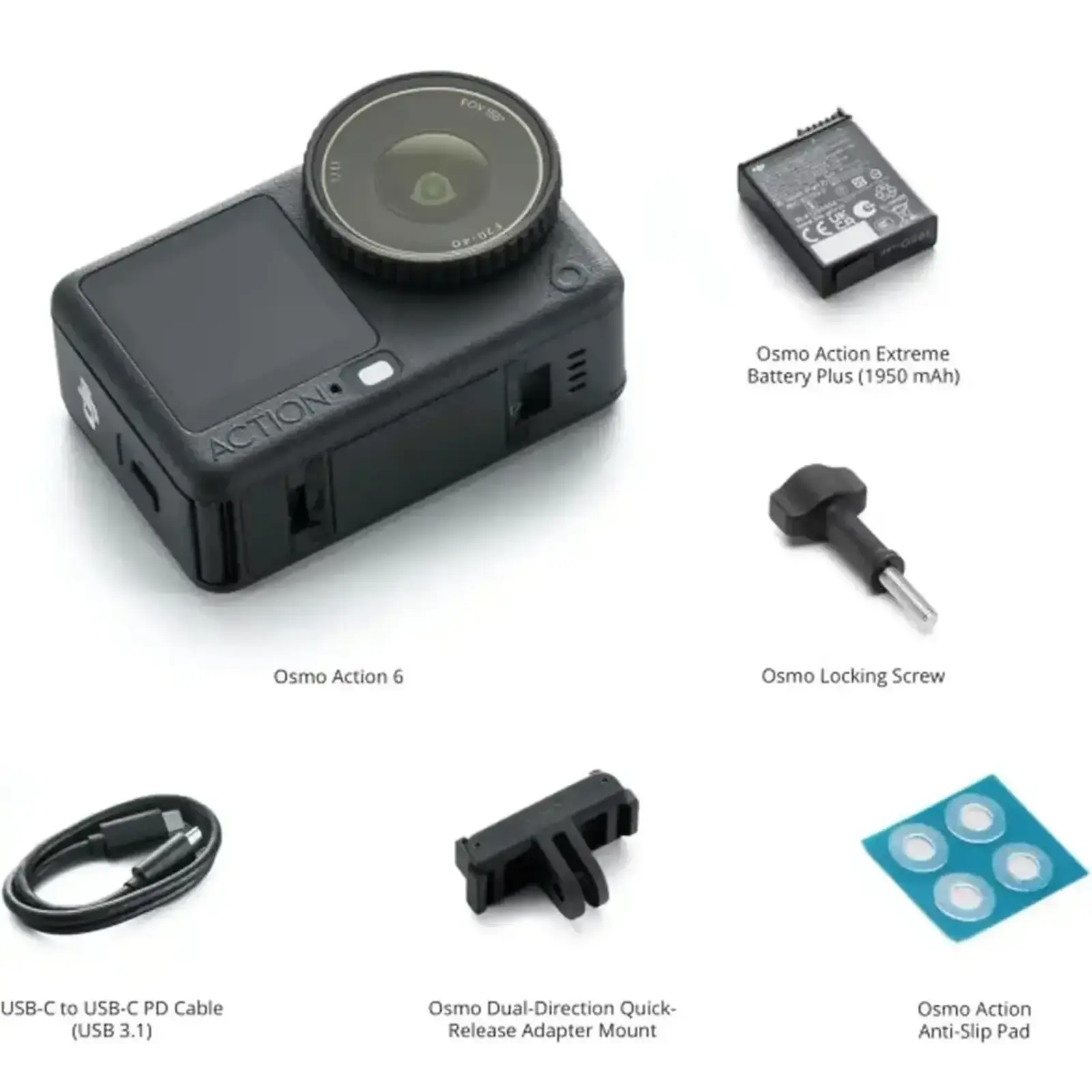 Екшн-камера DJI Osmo Action 6 Essential Combo