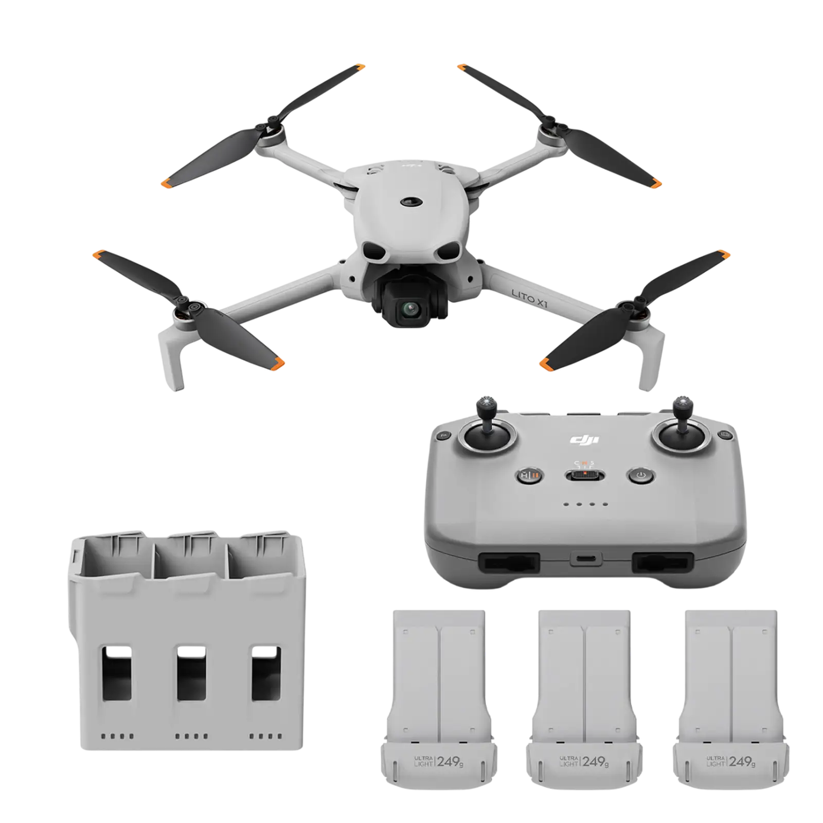 Квадрокоптер DJI Lito X1 Fly More Combo RC-N3 (CP.MA.00000974.01)
