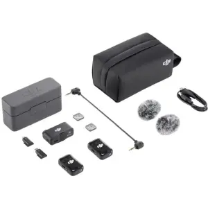 Микрофонная система DJI Mic 2 (2 TX + 1 RX + Charging Case) (CP.RN.00000325.01) UA