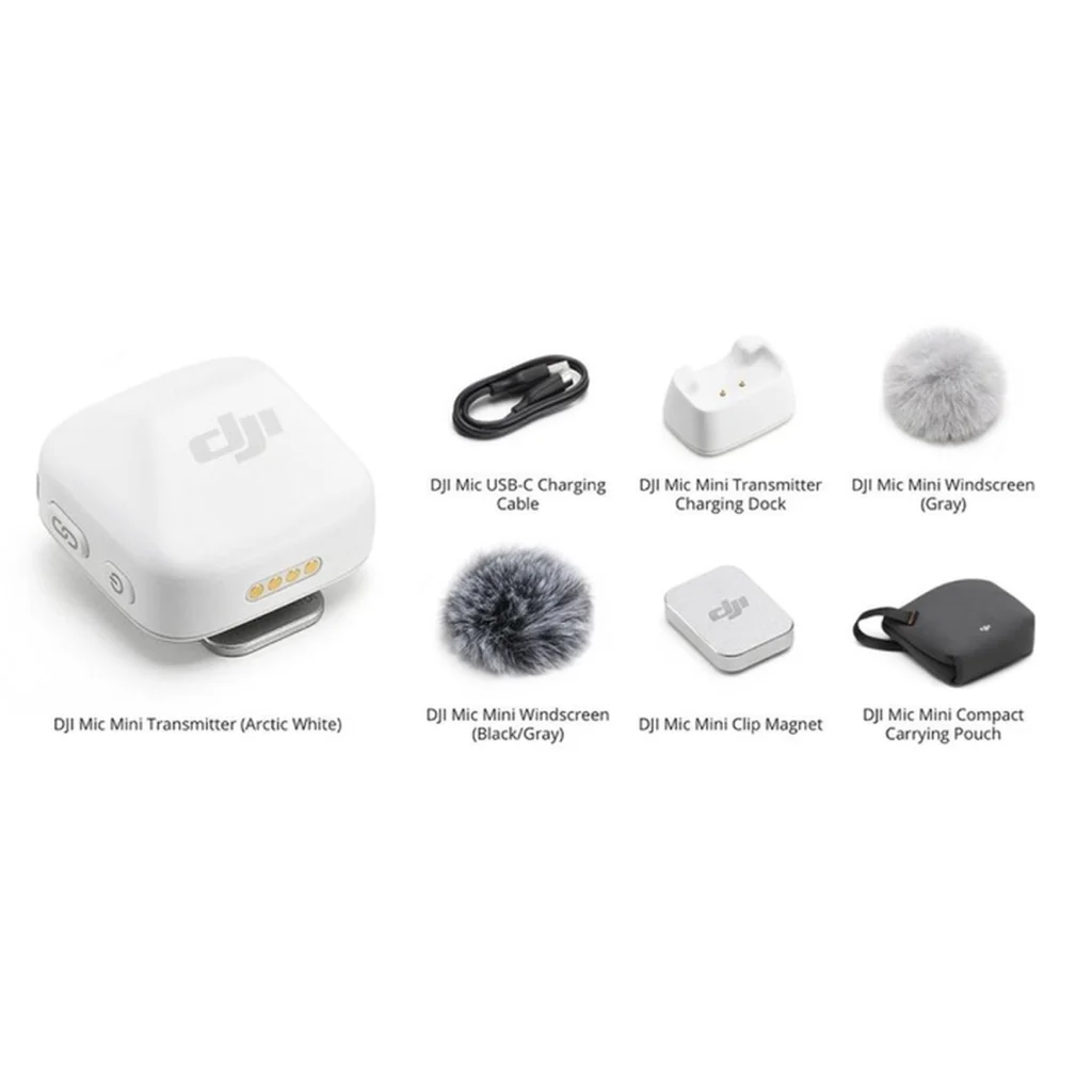 Передавач радіосистеми DJI Mic Mini Arctic White (CP.RN.00000430.01)