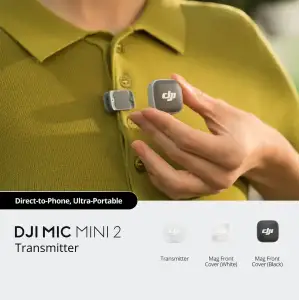 Передавач радіосистеми DJI Mic Mini 2 Transmitter Glaze White (CP.RN.00000531.01)