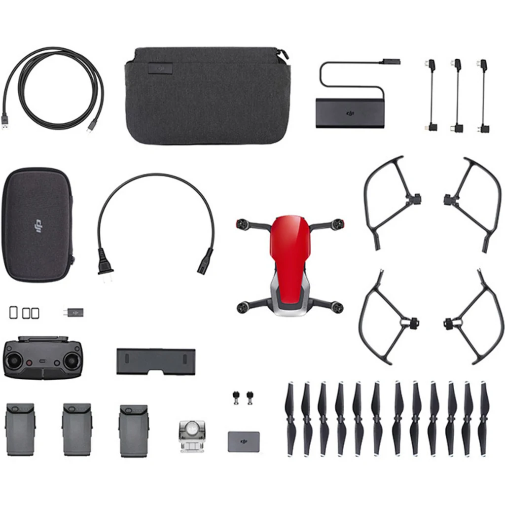 Квадрокоптер DJI Mavic Air Fly More Combo Flame Red