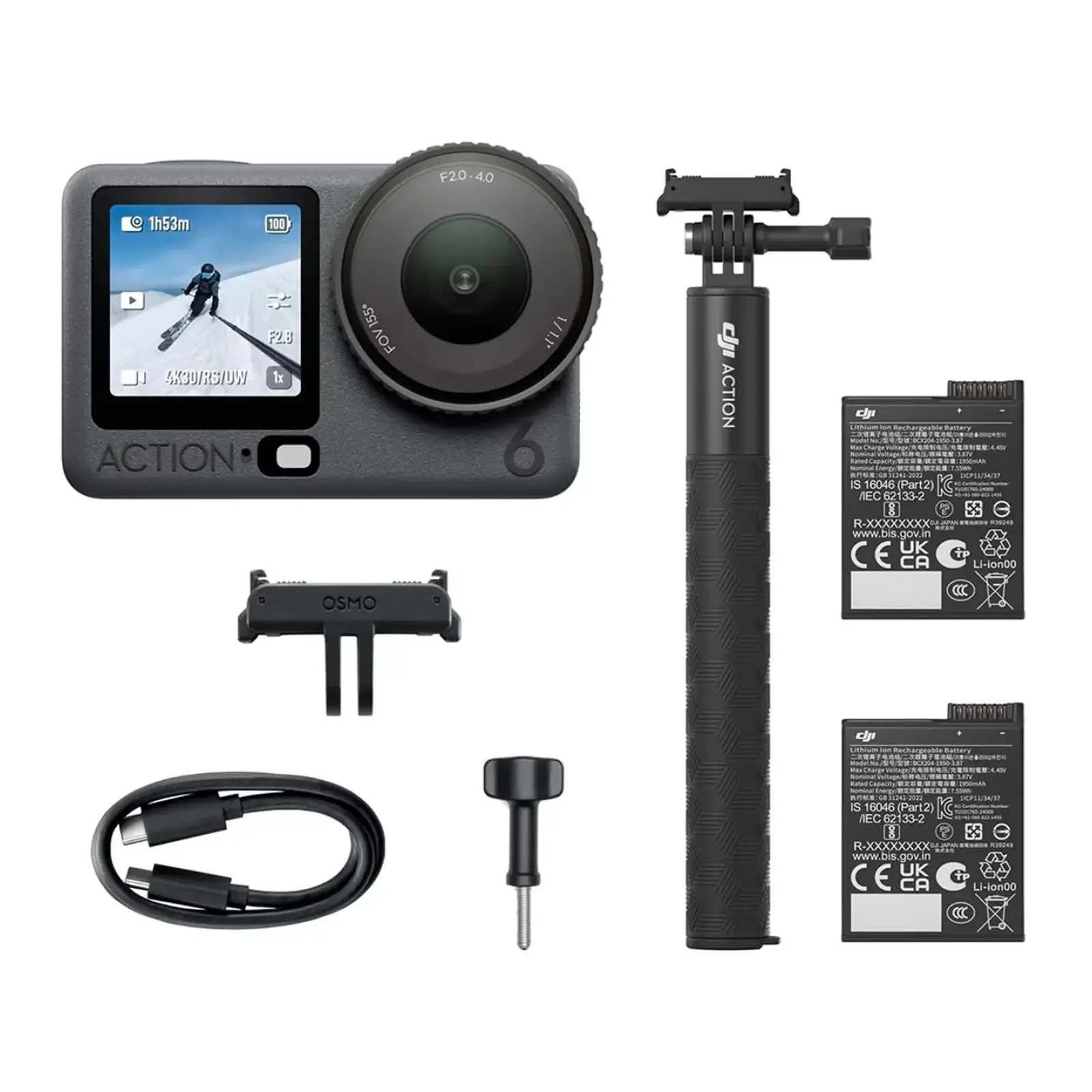 Екшн-камера DJI Osmo Action 6 Capture More Combo