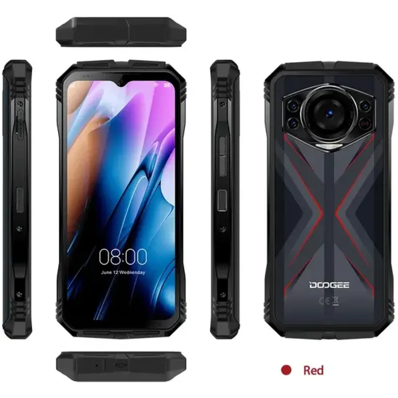 Смартфон Doogee S118 8/512Gb Red UA