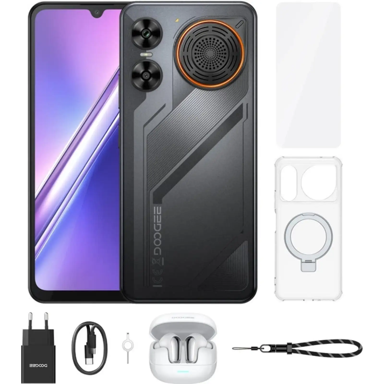 Смартфон Doogee M30 VIP Edition 6/256Gb Graphite Black EU