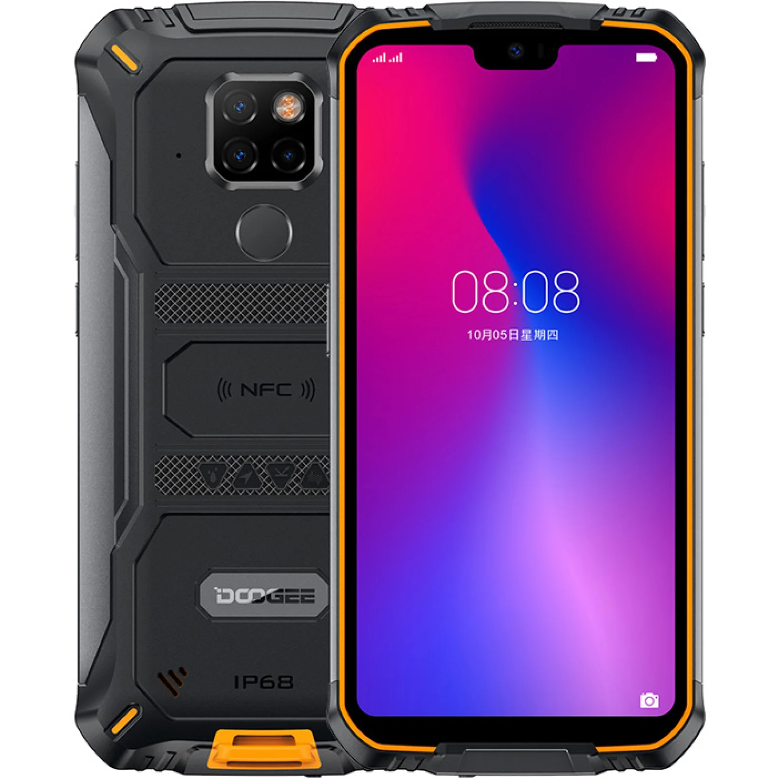 Смартфон Doogee S68 Pro 6/128Gb Dual Sim Black Orange