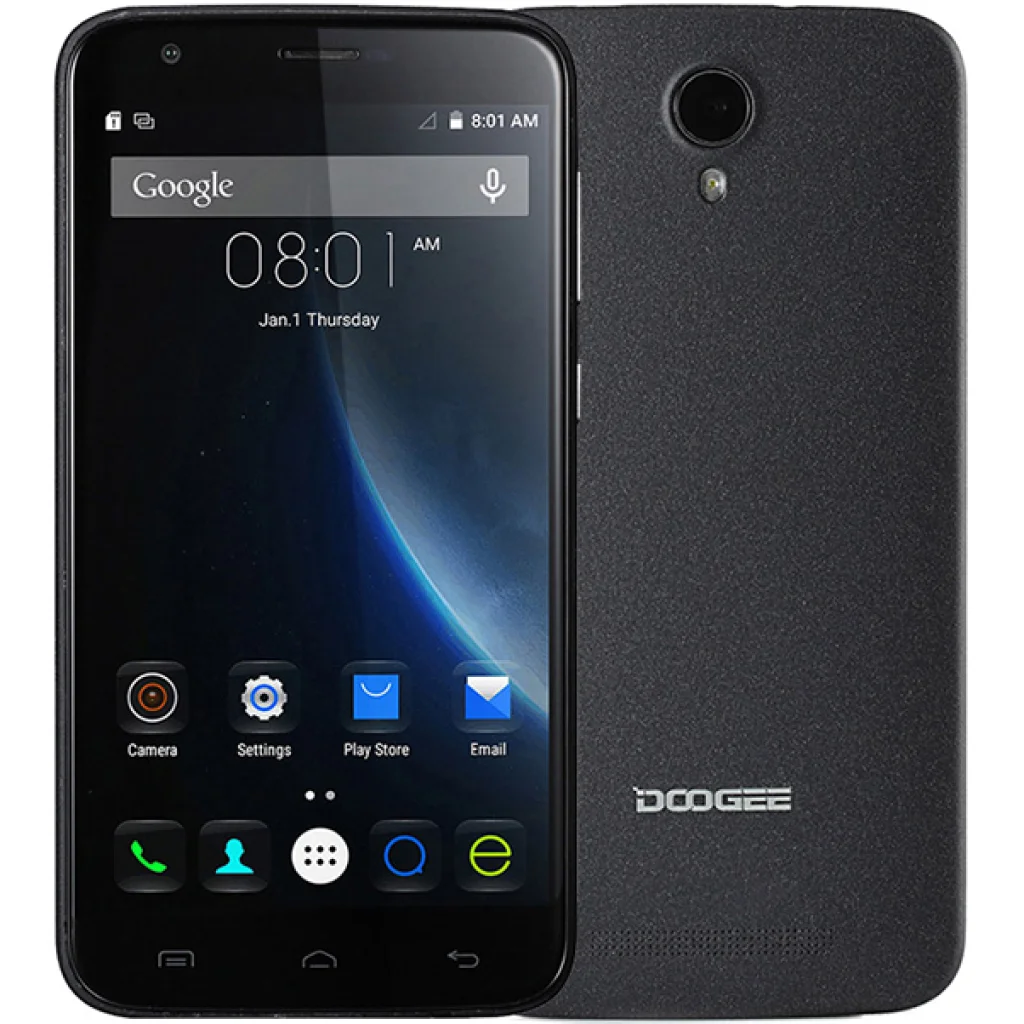 Смартфон Doogee Valencia 2 Y100 Plus Dual Sim Black UA
