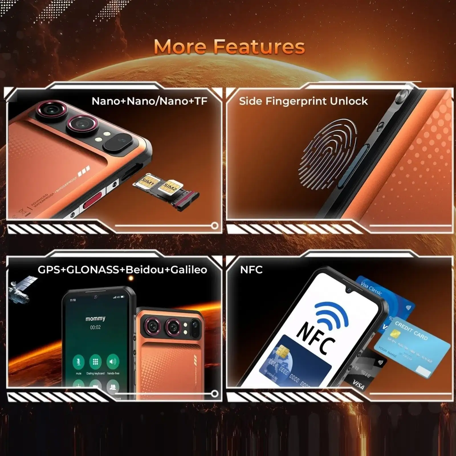 Смартфон Oukitel WP68 Air 12/512Gb Orange EU