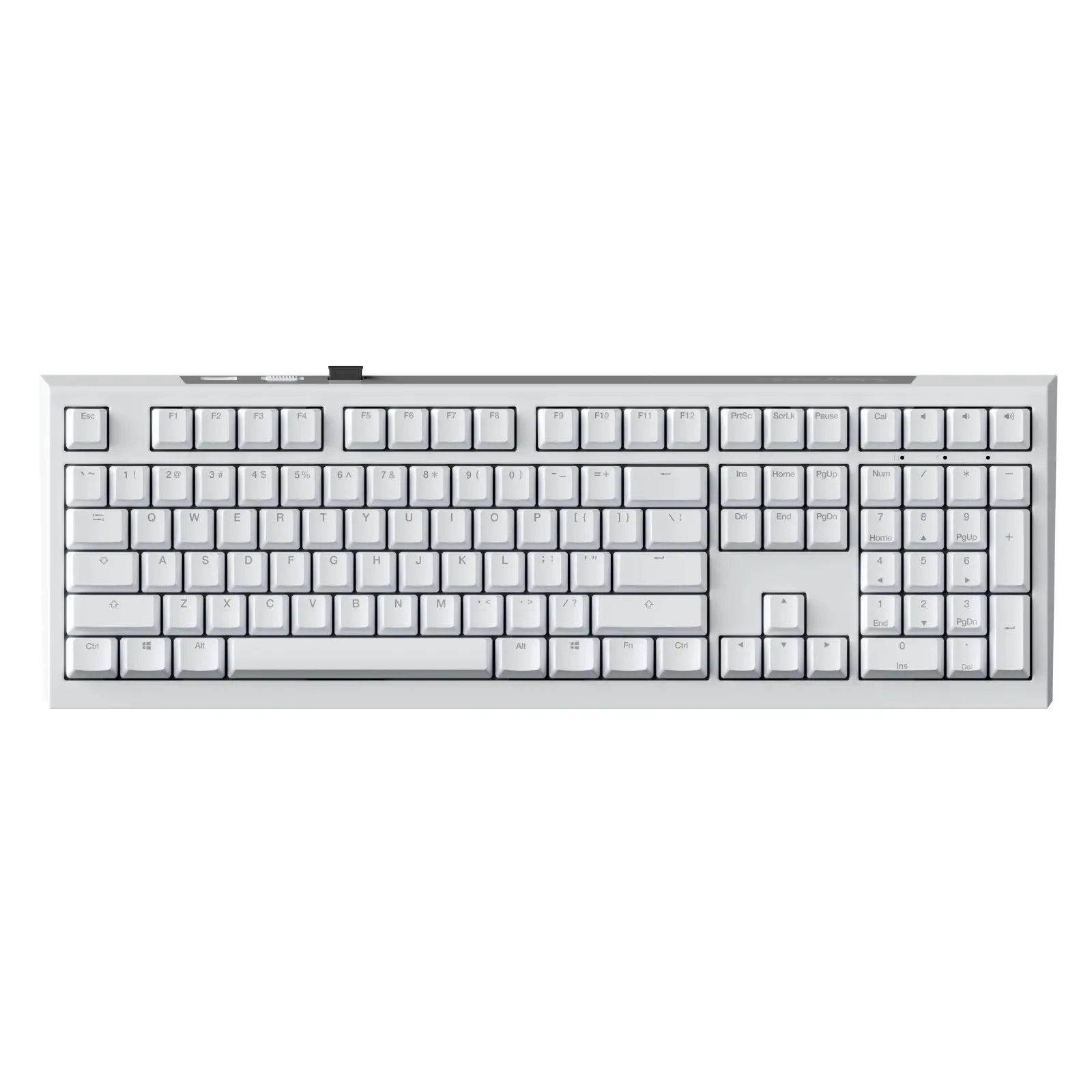 Клавіатура бездротова Ducky One X Wireless White (ON2408AST3-DAUSPDOECL2WW1) UA