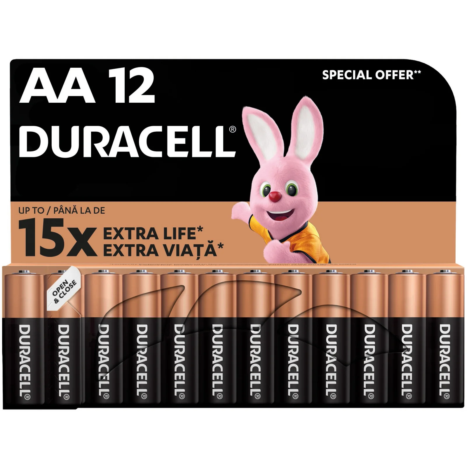 Батарейка Duracell AA 12 шт. (5006202) UA