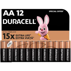 Батарейка Duracell AA 12 шт. (5006202) UA