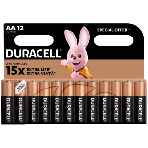 Батарейка Duracell AA 12 шт. (5006202) UA
