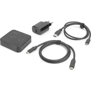 Док-станция Digitus Dual M.2 NVMe SSD USB Type-C 3.2 Black (DA-71545) UA