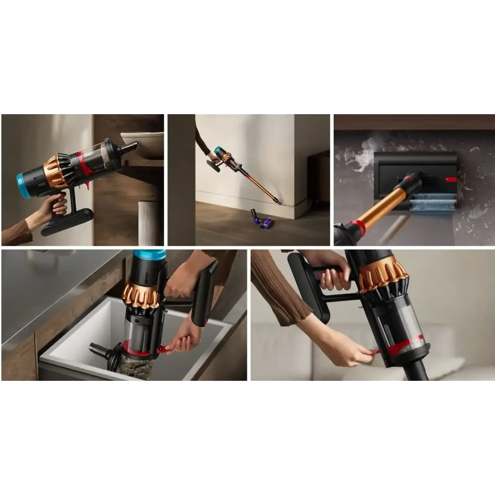 Пылесос 2в1 Dyson V16 Piston Animal Black/Bright Copper (640975-01)