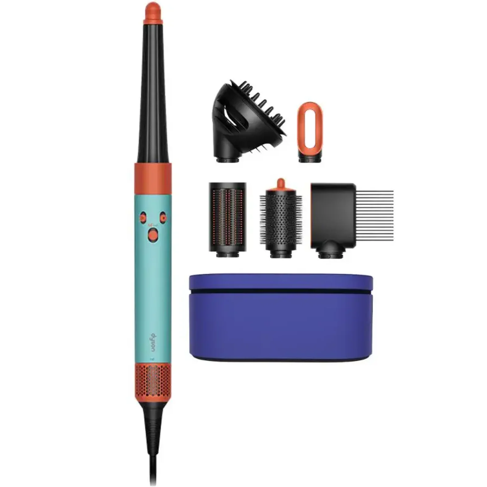 Стайлер Dyson Airwrap i.d. Long HS08 Multi-Styler and Dryer Straight to Wavy Ceramic Patina/Topaz (533598-01)