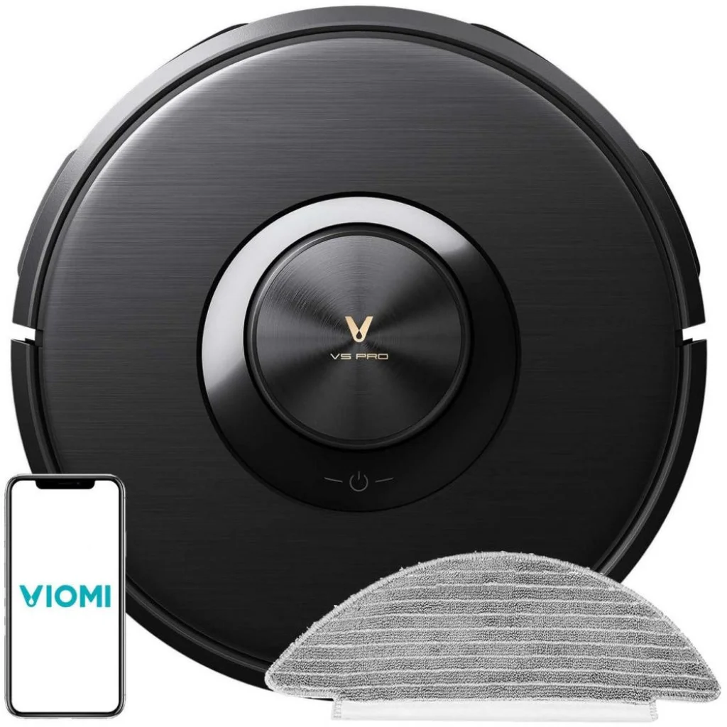 Моющий робот-пылесос Viomi Robot Vacuum V5 Pro Black