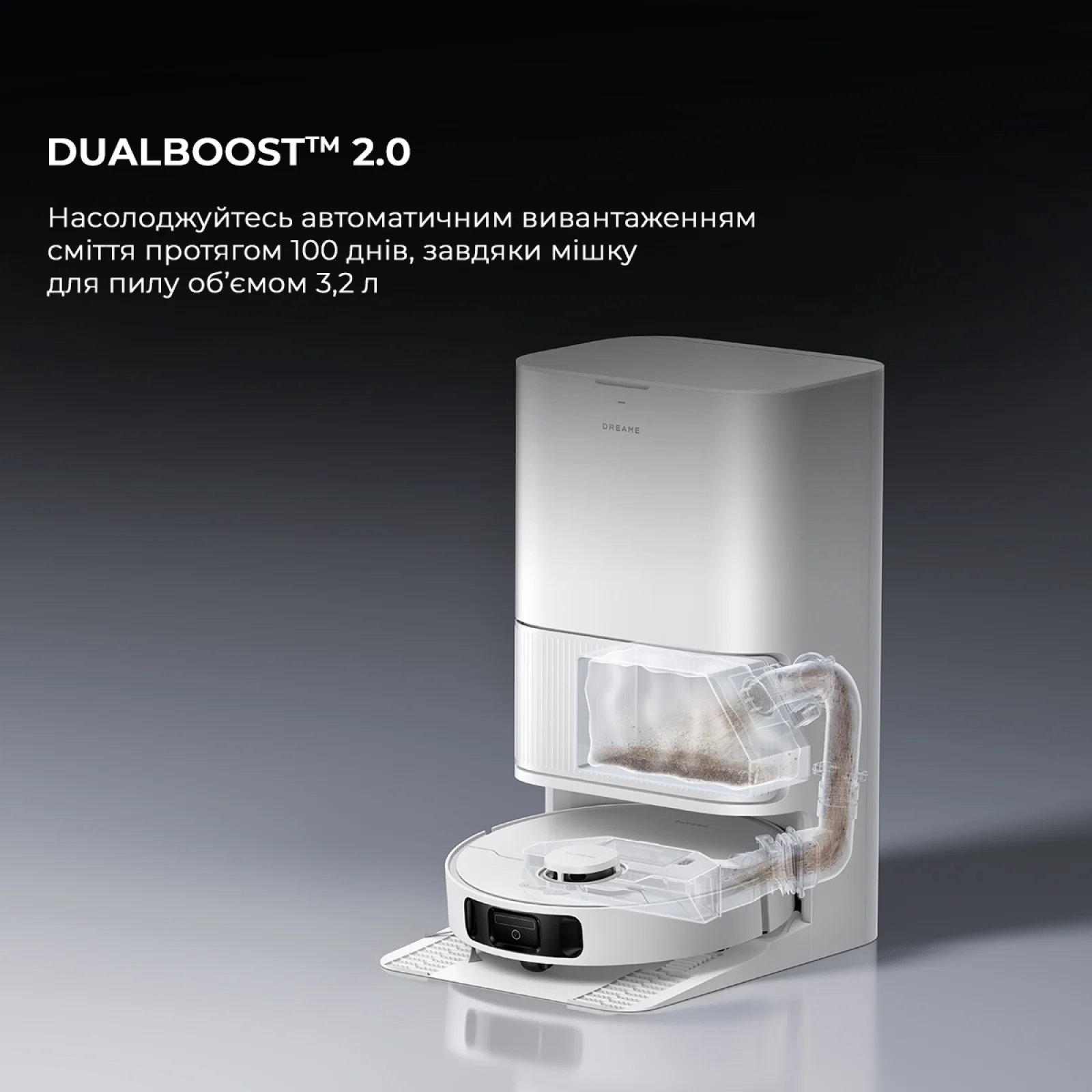Робот-пилосос Dreame Bot D20 Ultra (RLD31SE)