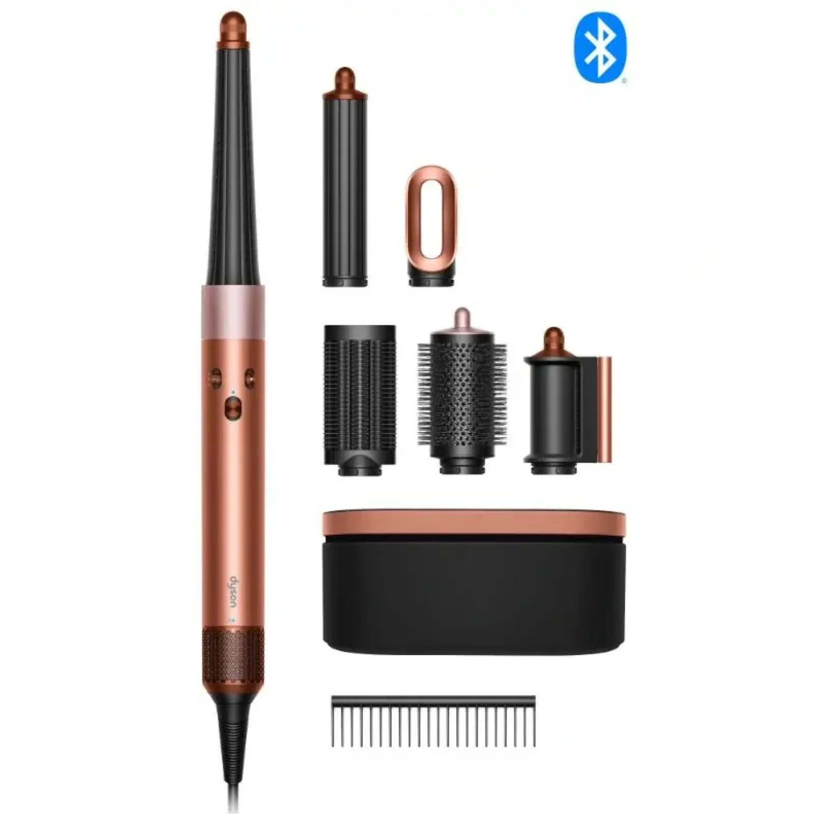 Стайлер Dyson Airwrap i.d. HS08 Multi-Styler and Dryer Straight to Wavy Amber Silk (123682-01)