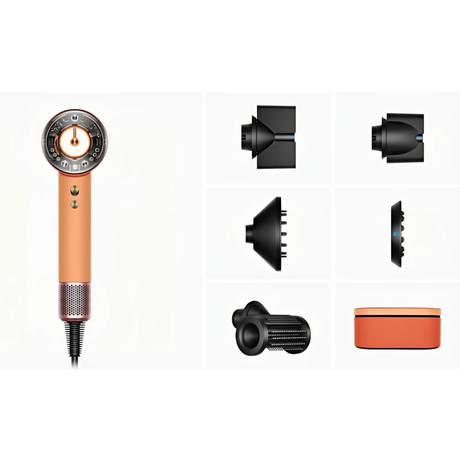 Фен Dyson Supersonic HD16 Nural Hair Dryer Ceramic Apricot/Topaz + Кейс (176975-01)