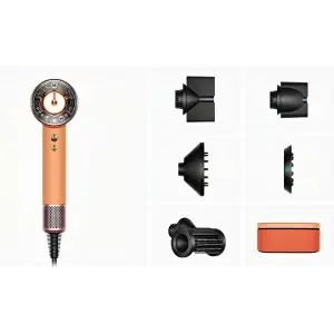 Фен Dyson Supersonic HD16 Nural Hair Dryer Ceramic Apricot/Topaz + Кейс (176975-01)