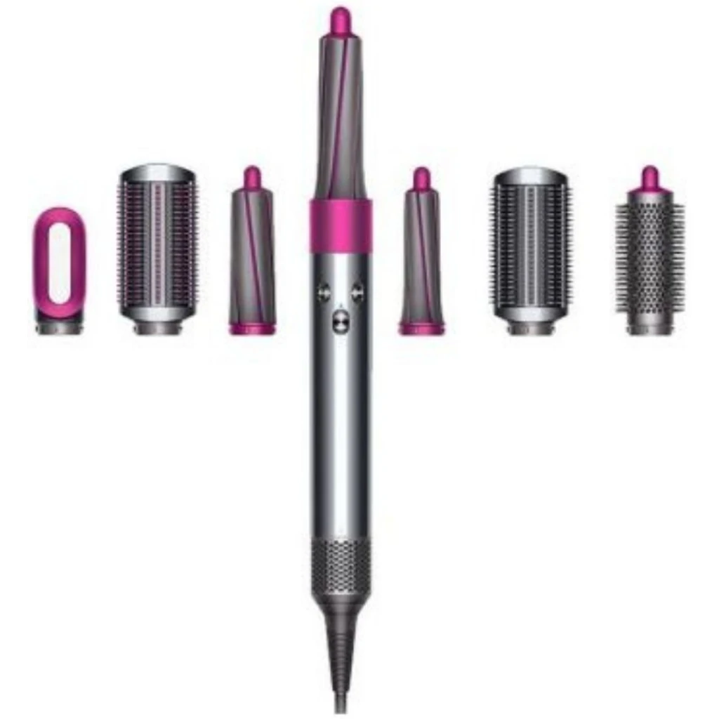 Стайлер Dyson Airwrap Complete Nickel/Fuchsia (310733-01) + Комплект насадок (970921-01)