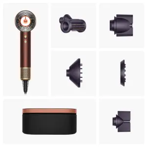 Фен Dyson Supersonic HD16 Nural Hair Dryer Straight+Wavy Plum/Copper (318135-01)