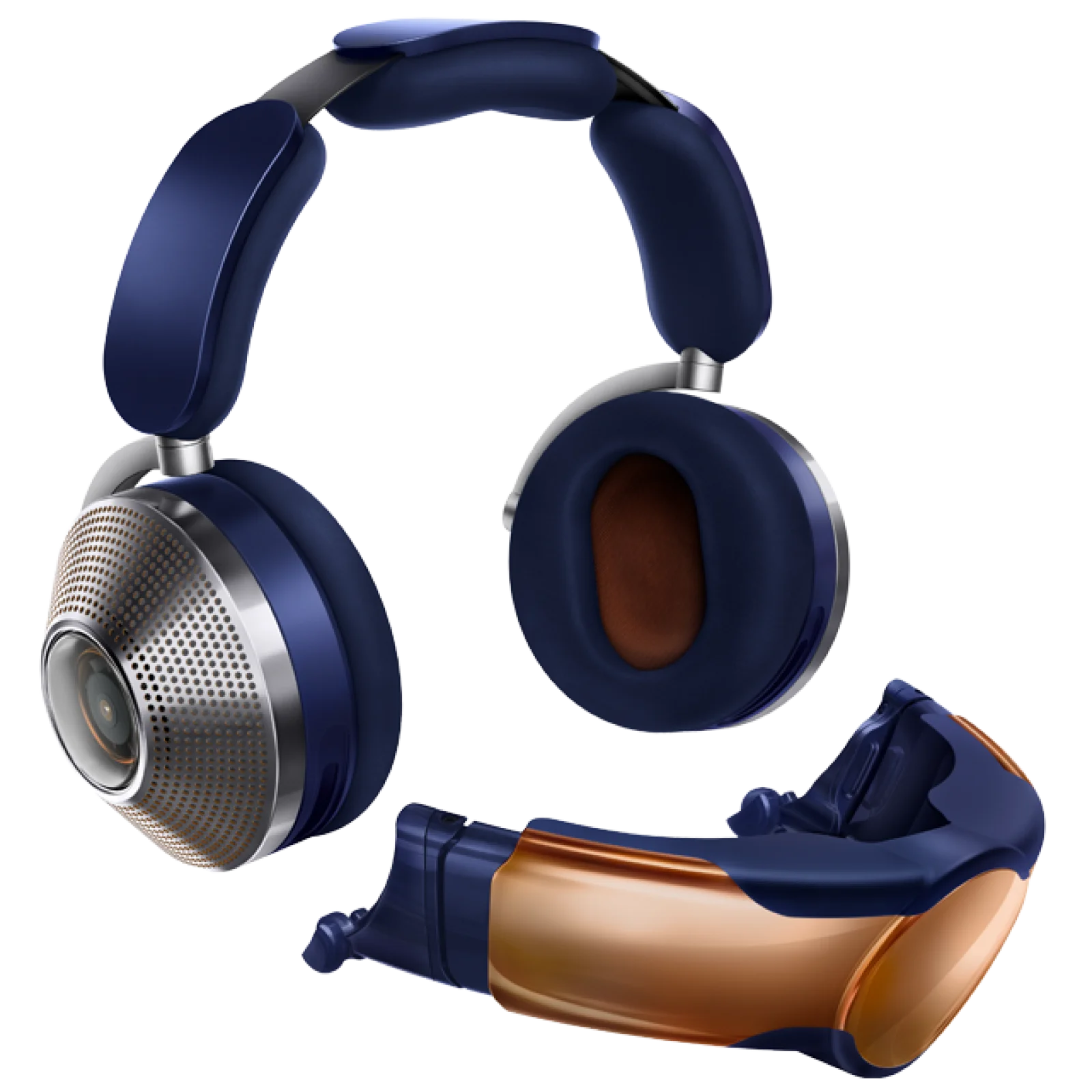 Наушники Dyson Zone Absolute with Air Purification Prussian Blue/Bright Copper (376067-01)