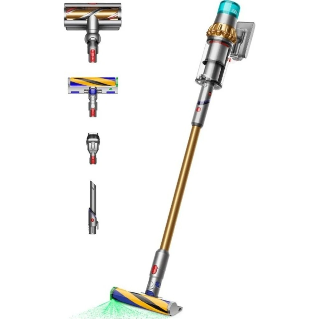 Пилосос 2в1 (вертикальний+ручний) Dyson V15 Detect Absolute 2023 Gold/Gold (447000-01)