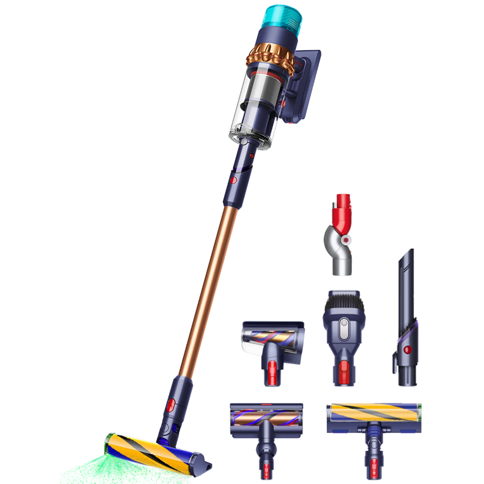 Пилосос 2в1 (вертикальний + ручний) Dyson Gen5 Detect Absolute Prussian Blue/Rich Copper (SV23) (447002-01)