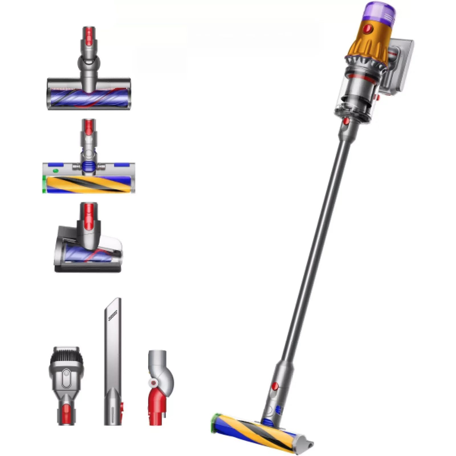 Пылесос 2в1 (вертикальный+ручной) Dyson V12 Detect Slim Absolute 2023 (448884-01)