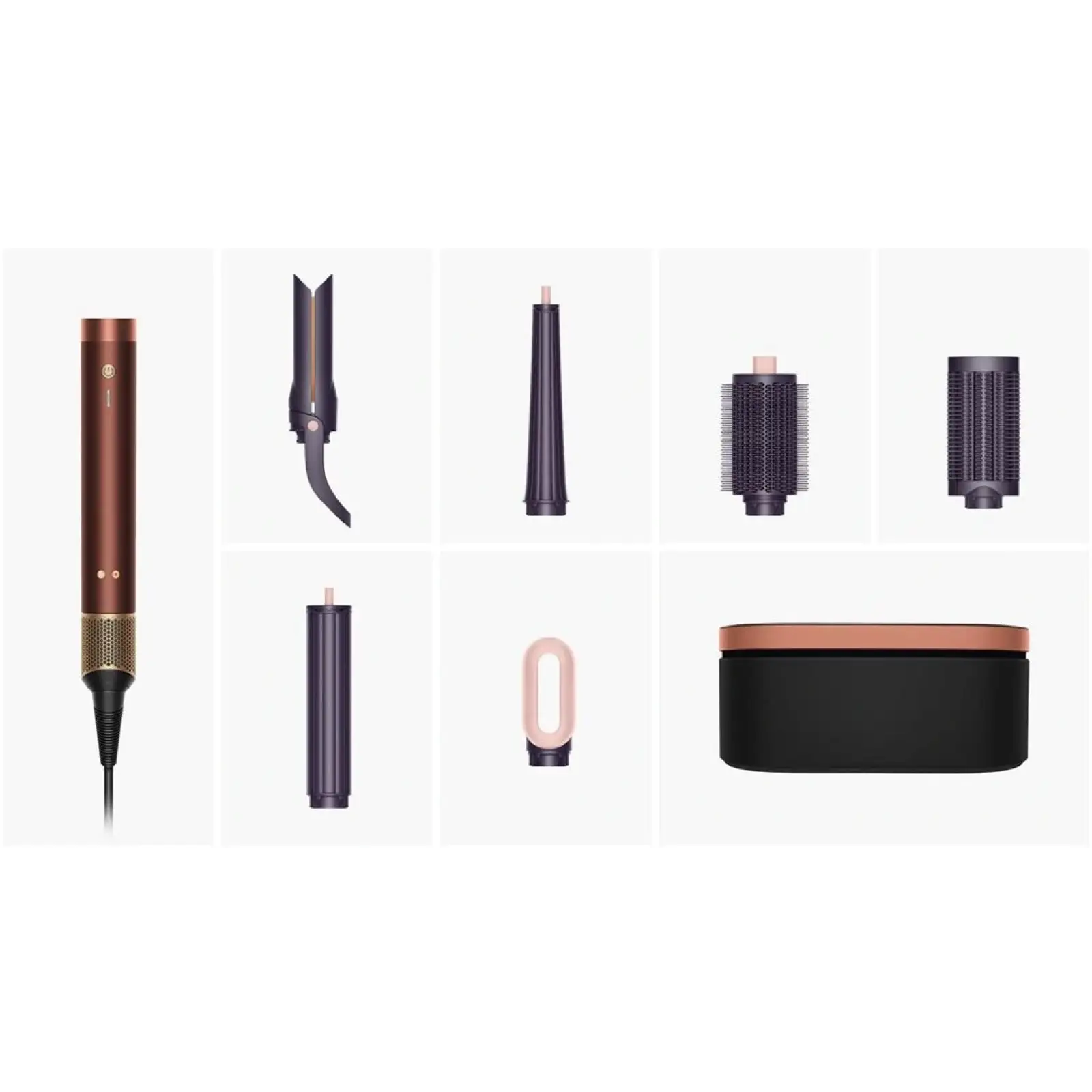 Стайлер Dyson Airwrap HS09 Co-anda2x Multi Hair Styler Straight+Wavy Plum/Copper (492427-01)