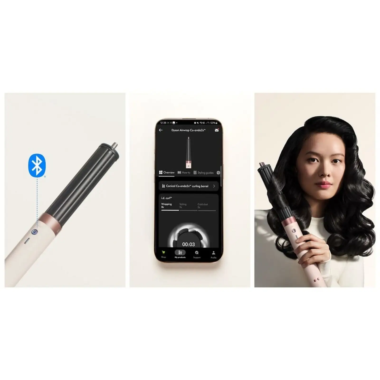 Стайлер Dyson Airwrap HS09 Co-anda2x Multi Hair Styler Straight+Wavy Plum/Copper (492427-01)