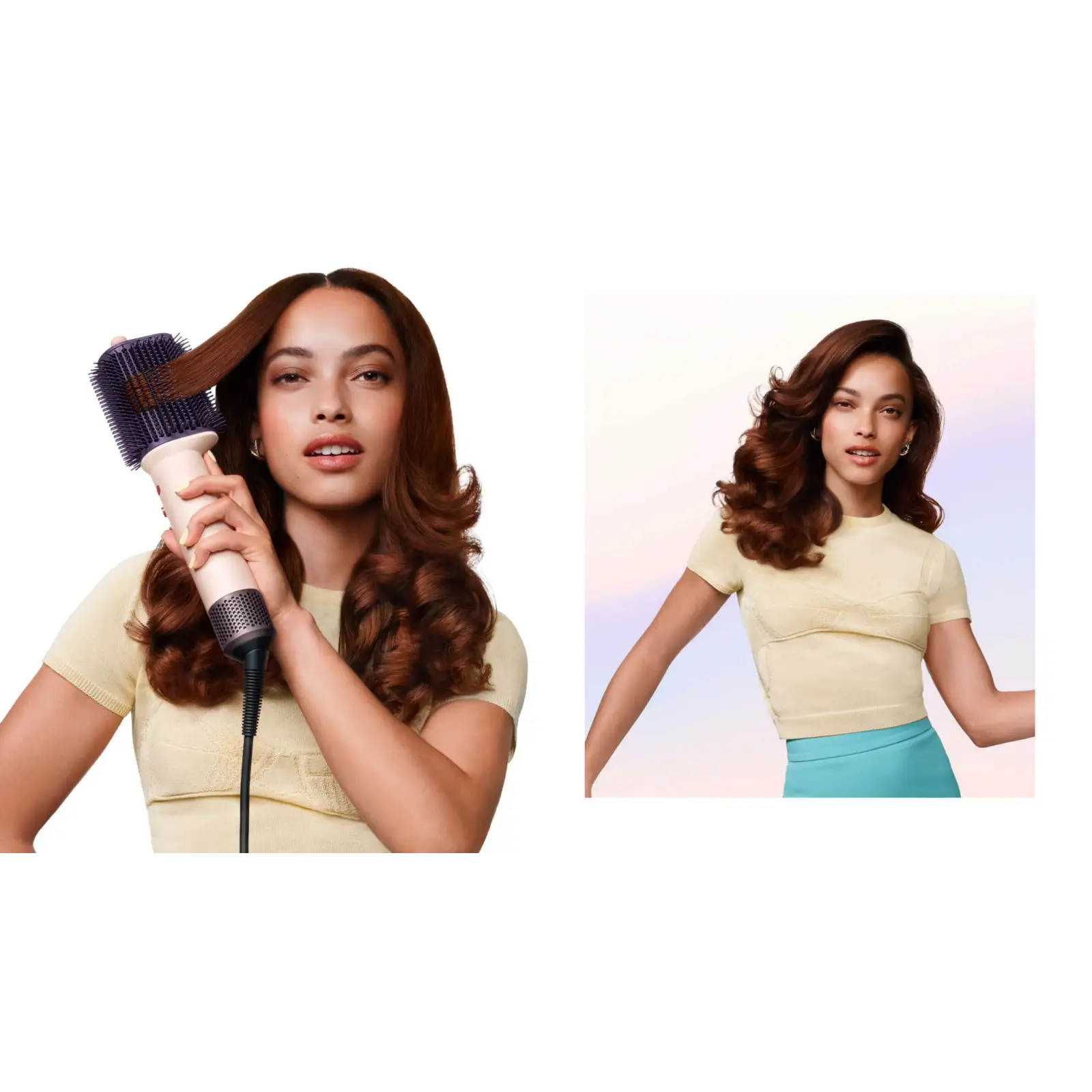 Фен-щетка Dyson Airsmooth Styling Brush Ceramic Pink/Rose Gold (493078-01)