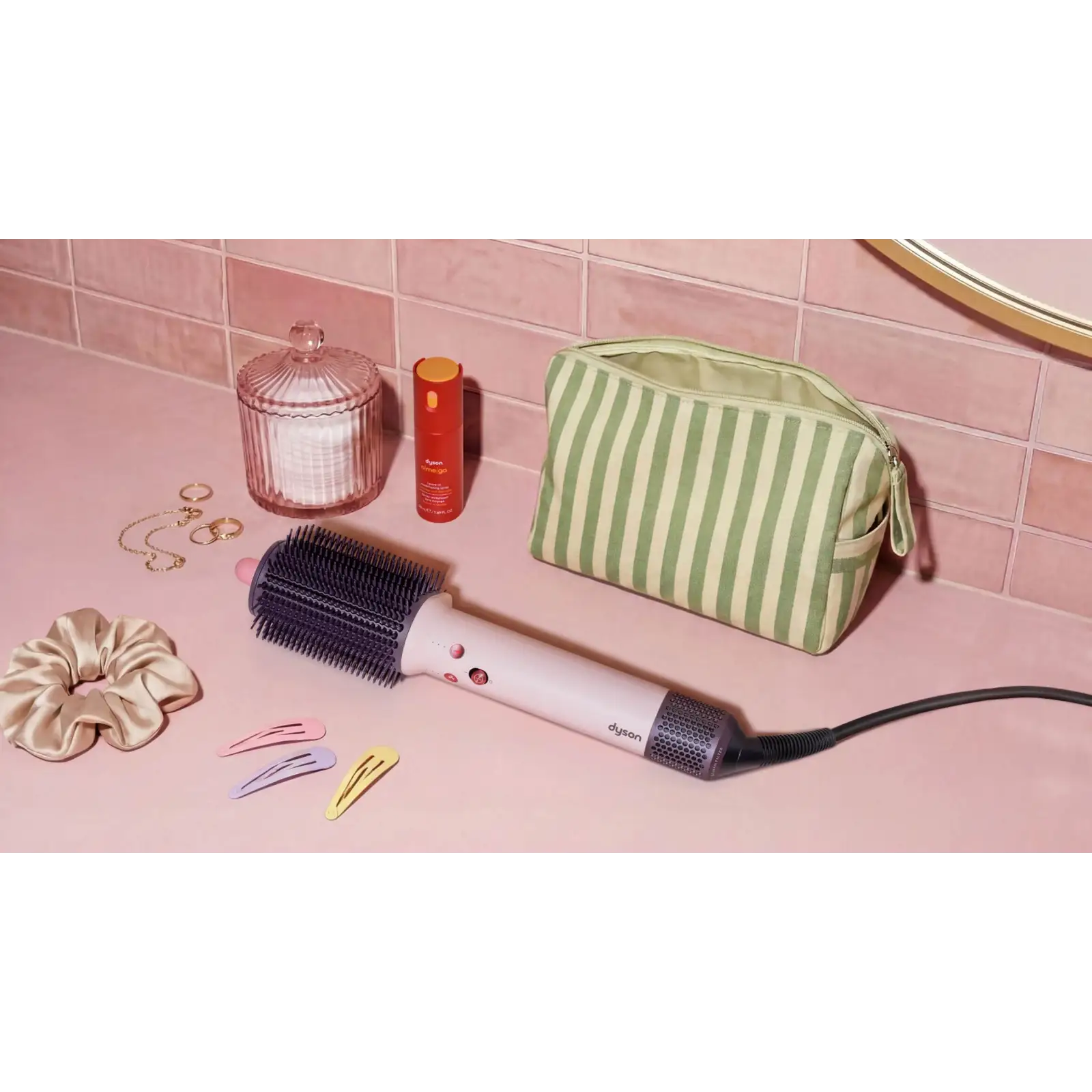 Фен-щетка Dyson Airsmooth Styling Brush Ceramic Pink/Rose Gold (493078-01)