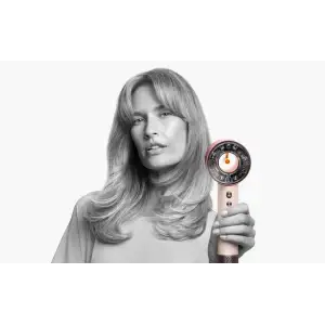 Фен Dyson Supersonic HD16 Nural Hair Dryer Straight+Wavy Red Velvet/Gold (493117-01)