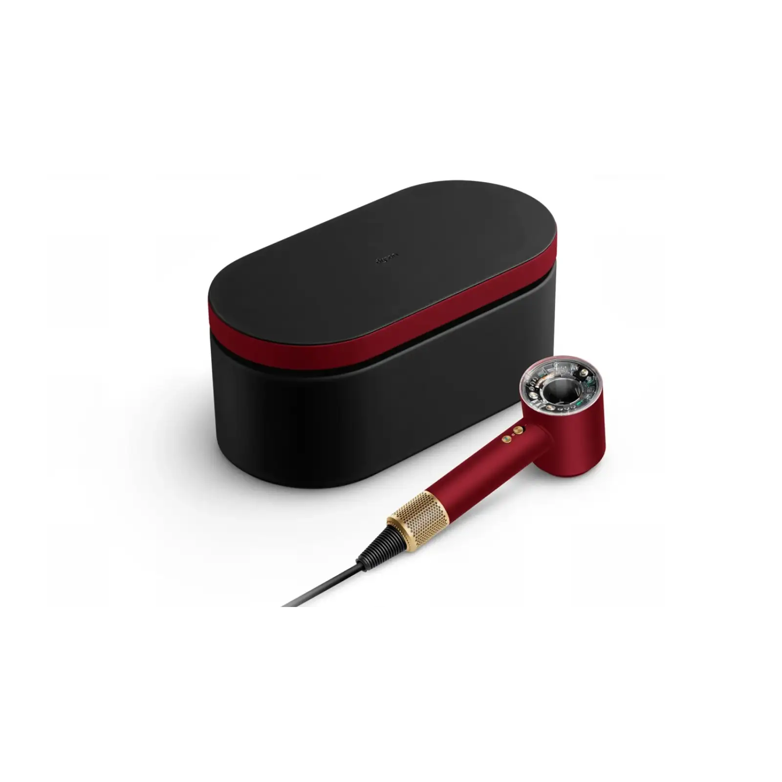 Фен Dyson Supersonic HD16 Nural Hair Dryer Straight+Wavy Red Velvet/Gold (493117-01)