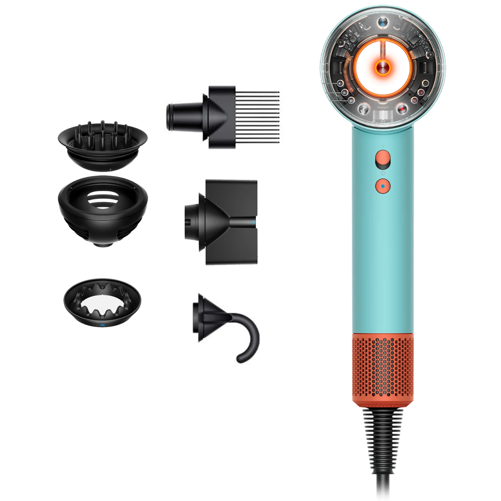 Фен Dyson Supersonic HD16 Nural Ceramic Patina/Topaz (515182-01) (Global Version)