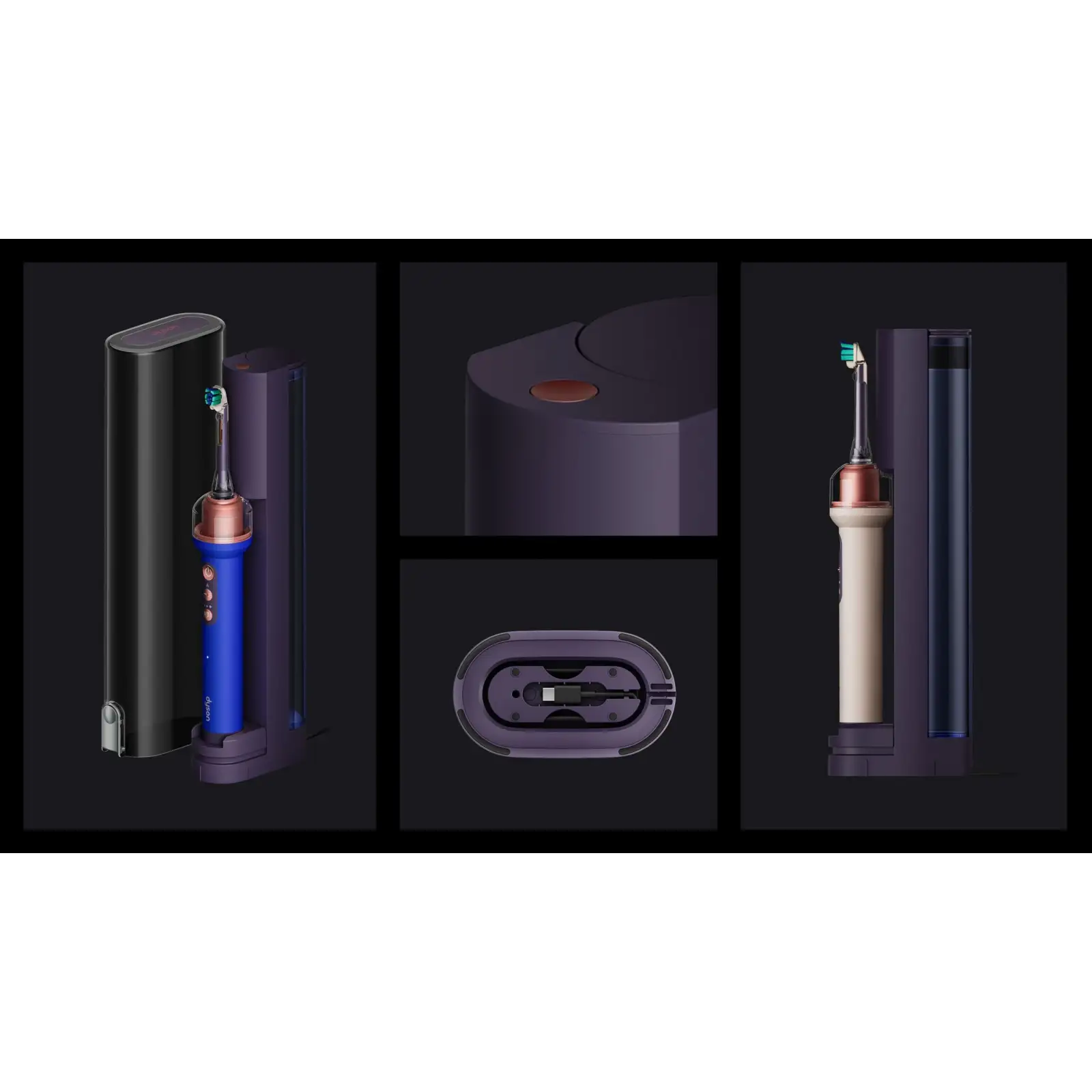 Зубна щітка-іригатор 2-в-1 Dyson CameraJet Ultra Blue (638166-91)