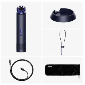 Портативный вентилятор Dyson HushJet Mini Cool Fan Ink/Cobalt (641007-01, 641008-01)
