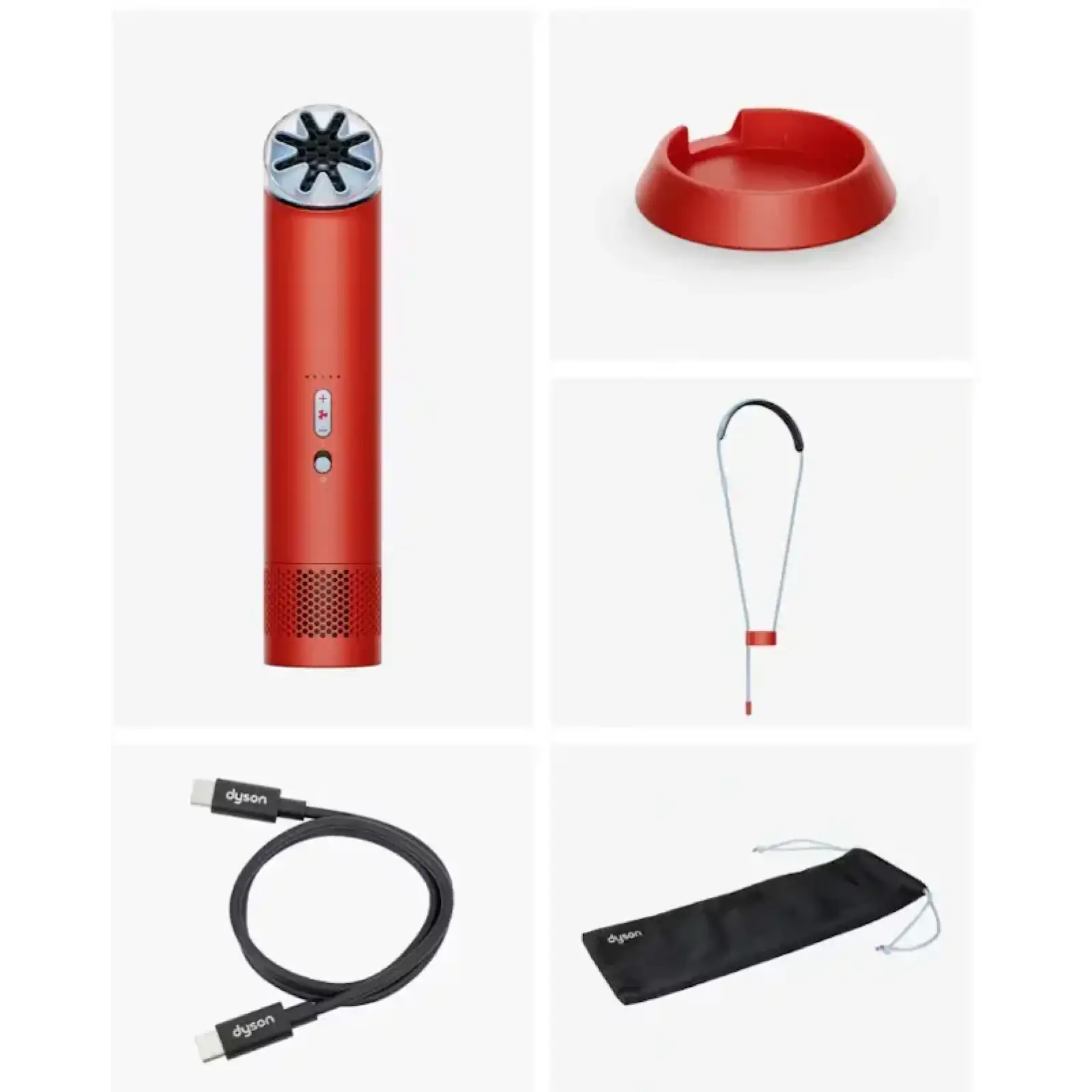 Портативный вентилятор Dyson HushJet Mini Cool Fan Carnelian/Sky (654845-01, 654847-01)