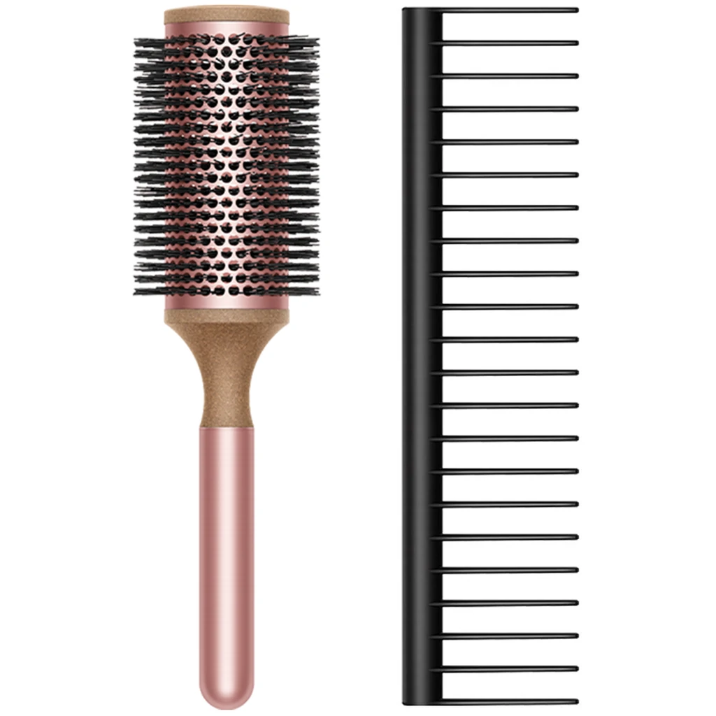 Набор фирменных расчесок Dyson Brush Set Round Brush 45mm and Detangling Comb Rose (973343-01)