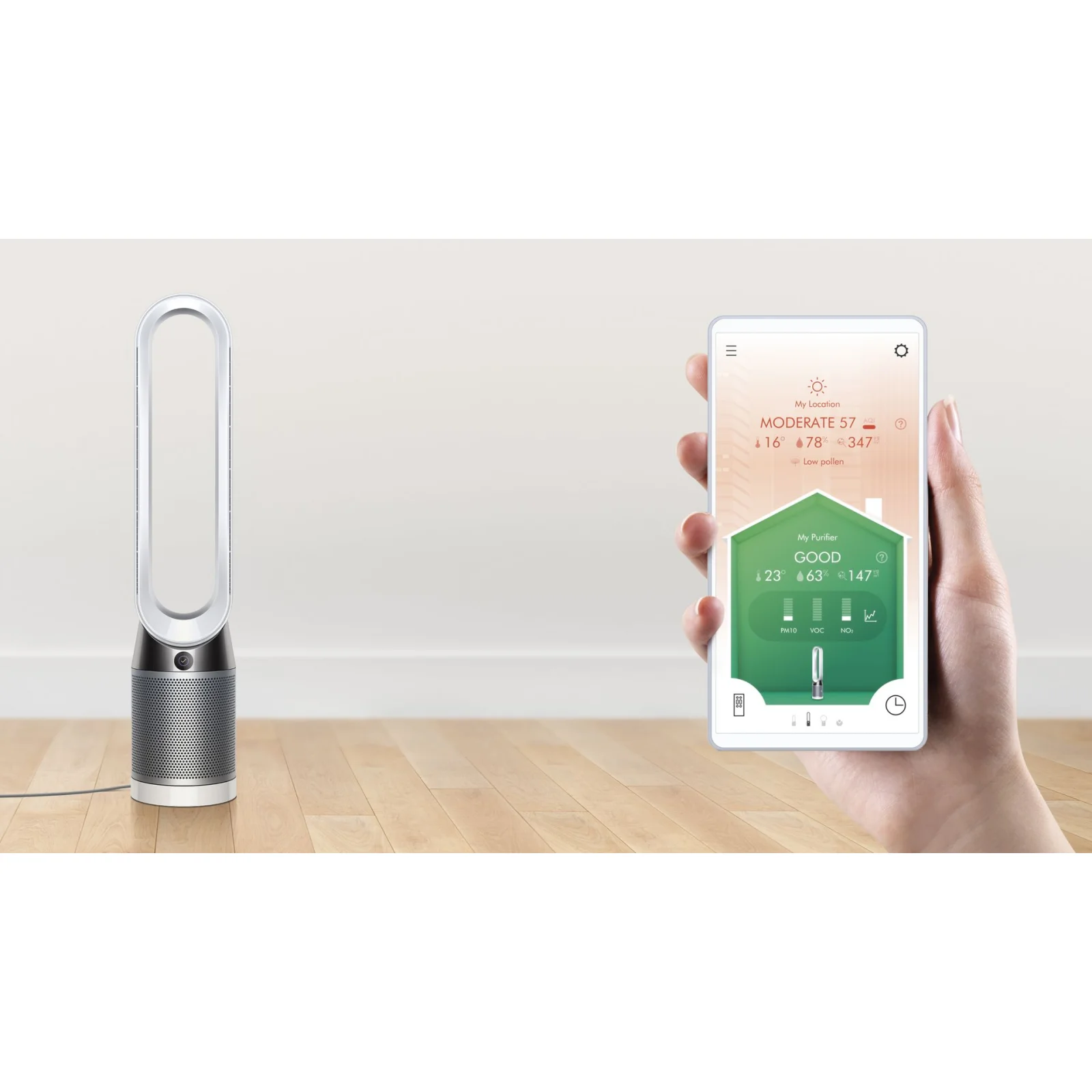 Очиститель воздуха Dyson Pure Cool TP04 White/Silver