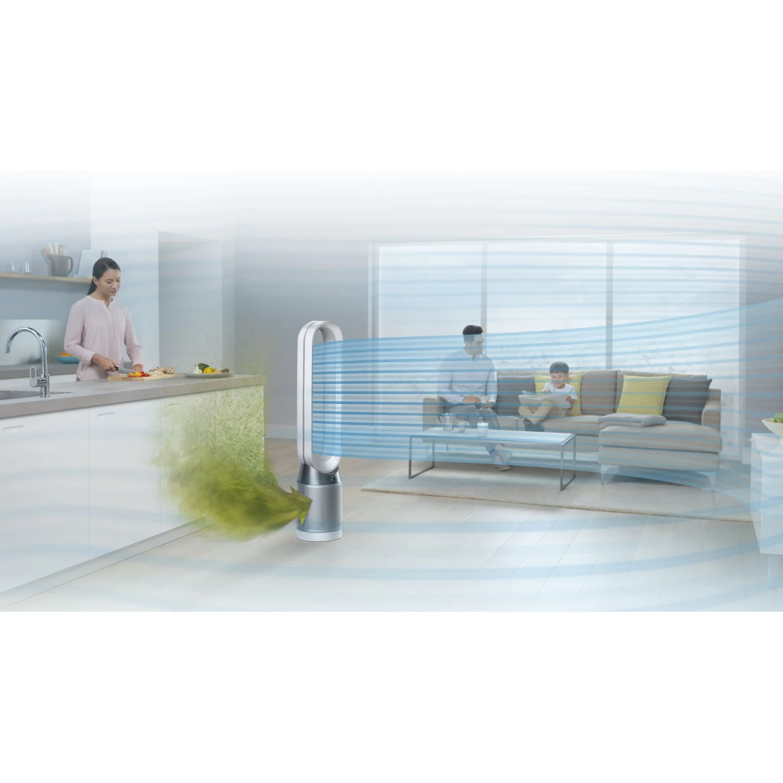 Очиститель воздуха Dyson Pure Cool TP04 White/Silver