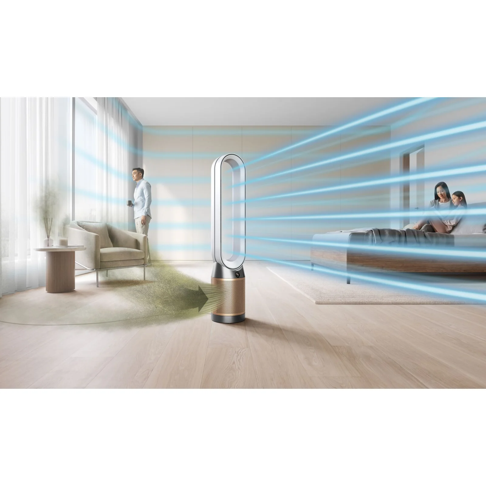 Очищувач повітря Dyson Purifier Cool Formaldehyde TP09 White/Gold (369876-01)