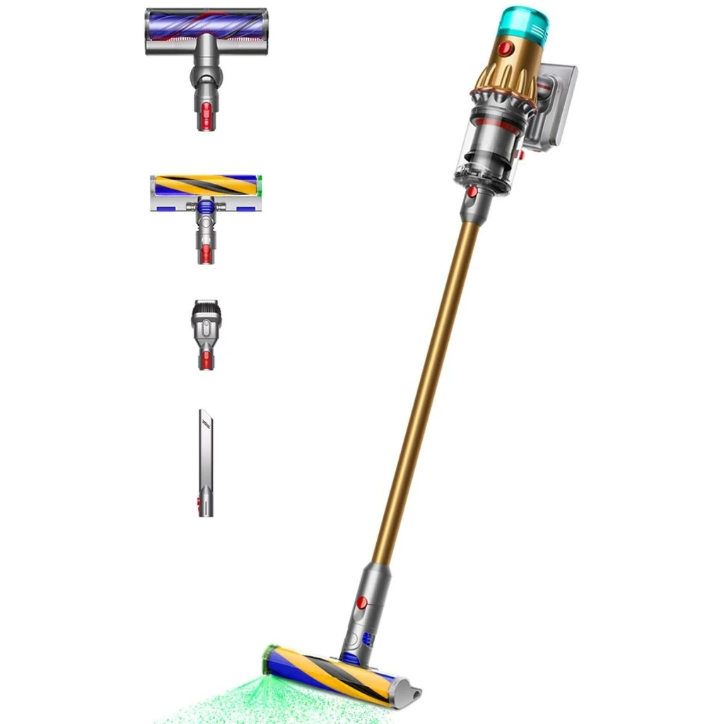 Пилосос 2в1 (вертикальний+ручний) Dyson SV46 V12 Detect Slim Absolute 2023 Gold (448870-01)