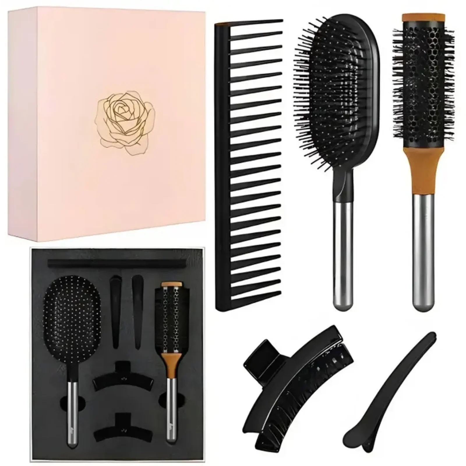 Набор фирменных расчесок Dyson Styling Gift Set Nickel