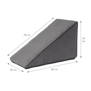 Пандус Petbed 68x35см h-42см Темно-серый