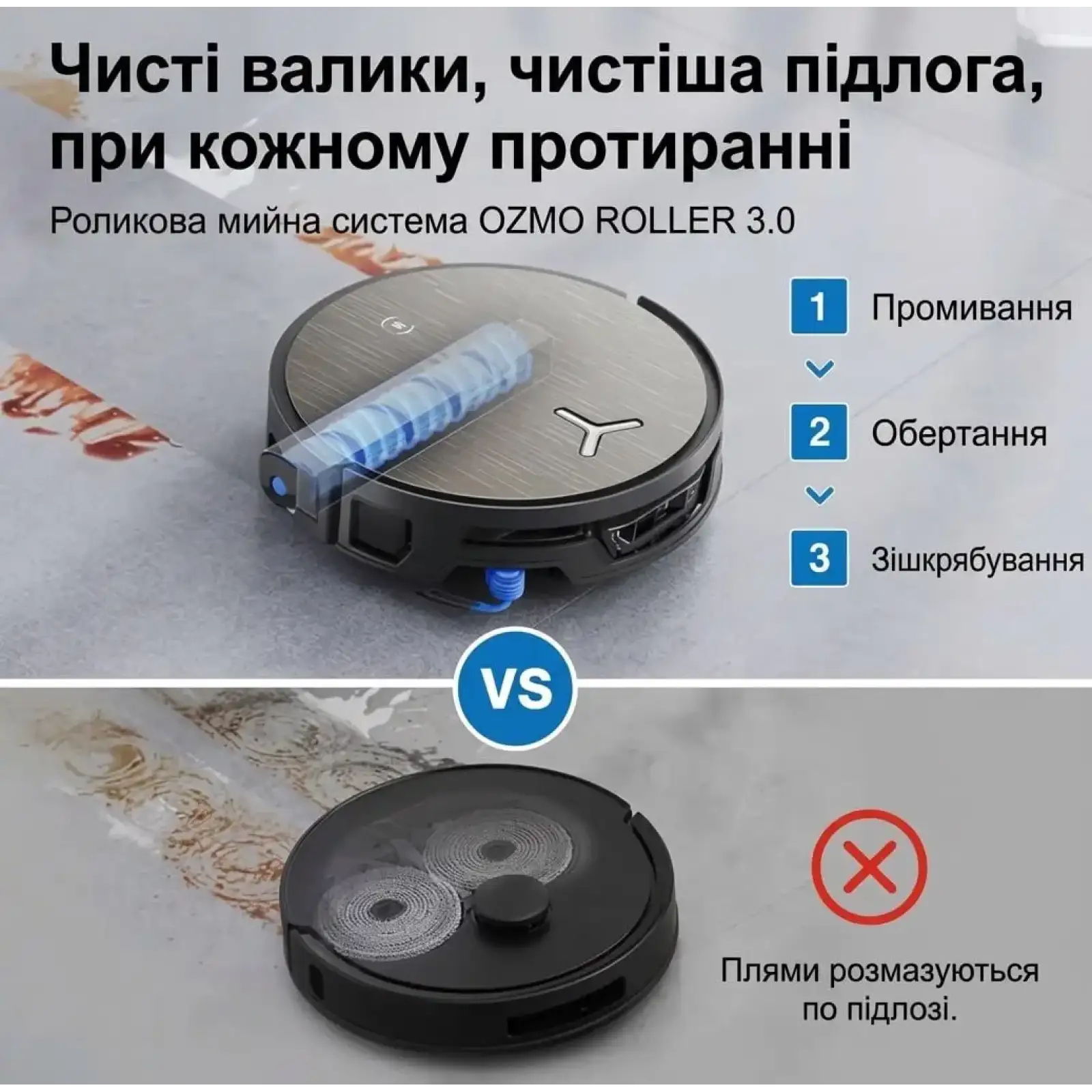 Робот-пылесос с влажной уборкой ECOVACS DEEBOT X12S OmniCyclone