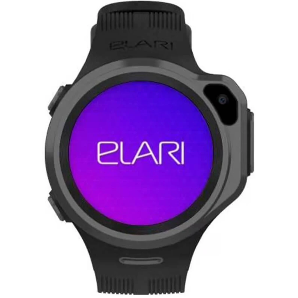 Часы детские с GPS трекером ELARI KidPhone 4G Round Black (KP-4GRD-B) UA