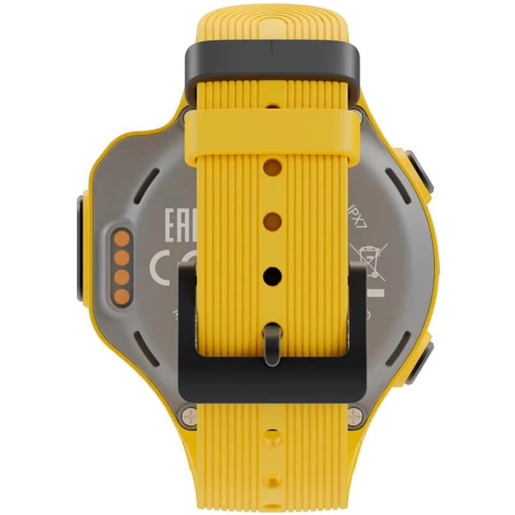 Часы детские с GPS трекером ELARI KidPhone 4G Round Yellow (KP-4GRD-Y)